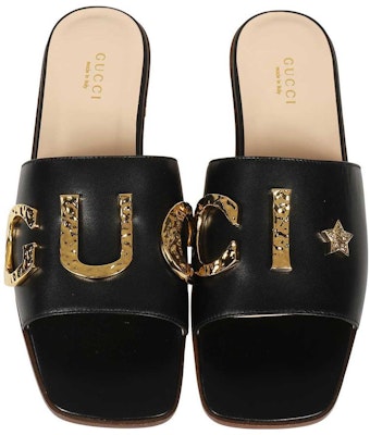 (W) Sandal Mode Logo Kulit Gucci 'Hitam' 694858-C9D00-1000 Shop (W) Sandal Mode Logo Kulit Gucci 'Hitam' 694858-C9D00-1000