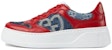 (W) Gucci Kulit Low-Top Lace-Up 'Merah Biru' 739284-AABYX-6441