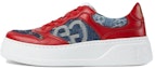 Buy (W) Gucci Kulit Low-Top Lace-Up 'Merah Biru' 739284-AABYX-6441