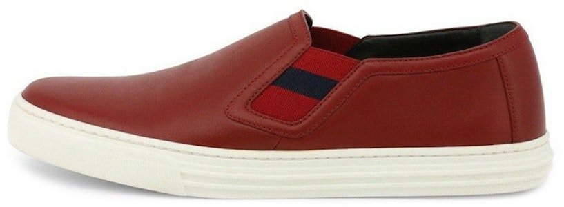 GUCCI 古馳 皮革 套腳 時尚板鞋 女款 紅色 Buy GUCCI 古馳 皮革 套腳 時尚板鞋 女款 紅色