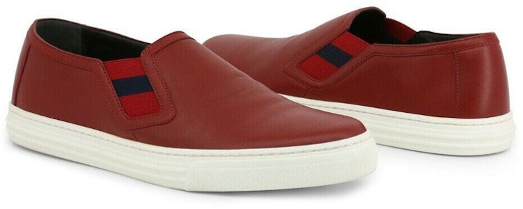 GUCCI 古馳 皮革 套腳 時尚板鞋 女款 紅色 Lookbook GUCCI 古馳 皮革 套腳 時尚板鞋 女款 紅色