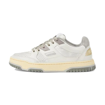 (W) Gucci Leather Low Top 'Distressed Cream'