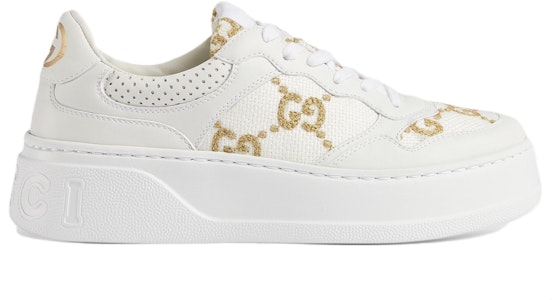 (W) Sneakers Gucci Kulit Low Top Tali 'Putih' 670408-AACXG-9059 Order (W) Sneakers Gucci Kulit Low Top Tali 'Putih' 670408-AACXG-9059