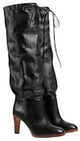 Lookbook (Women) Gucci Leather Mid-Heel Boot Black 549680-0QH00-1000