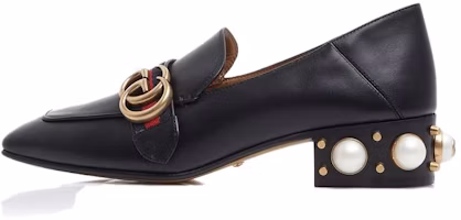 (Women) Gucci Leather Mid-Heel Loafer 'Black Blue Red' 423559-DKHC0-1061 (Women) Gucci Leather Mid-Heel Loafer 'Black Blue Red' 423559-DKHC0-1061
