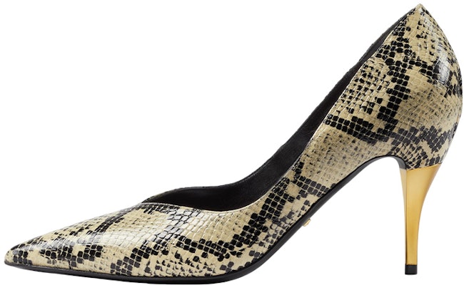 (W) Gucci Cuero Tacón Medio Mocasín 'Beige Negro' 716687-UVE00-9719 Buy (W) Gucci Cuero Tacón Medio Mocasín 'Beige Negro' 716687-UVE00-9719