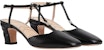 (W) Gucci Leather Mule 'Kancing Hitam' 723446-BKO00-1000