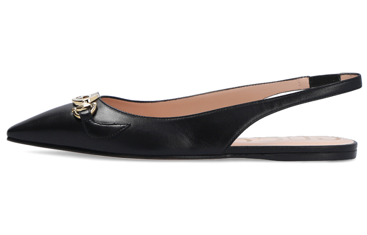 (Women) Gucci Leather Mule 'Black Logo' 626725-DMBT0-1000