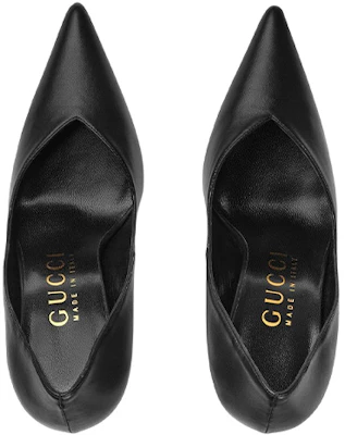 (Women) Gucci Leather Mule 'Black Stiletto' 715145-BKO00-1000 Lookbook (Women) Gucci Leather Mule 'Black Stiletto' 715145-BKO00-1000