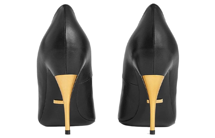 Shop (Women) Gucci Leather Mule 'Black Stiletto' 715145-BKO00-1000