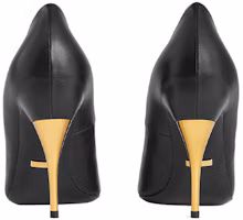 Shop GUCCI古奇 皮革 時尚穿搭 細跟 高跟鞋 女款 黑色