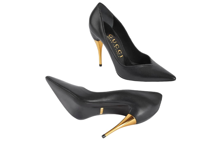 Purchase (Women) Gucci Leather Mule 'Black Stiletto' 715145-BKO00-1000
