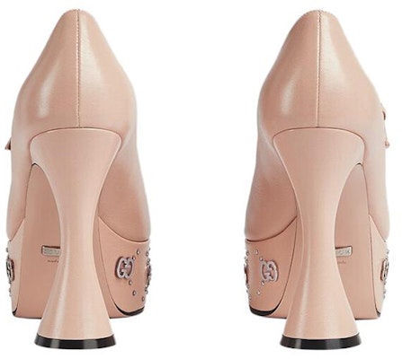 (Women) Gucci Leather Mule 'Pink Chunky Heel' 740602-C9D00-6705 Shop (Women) Gucci Leather Mule 'Pink Chunky Heel' 740602-C9D00-6705