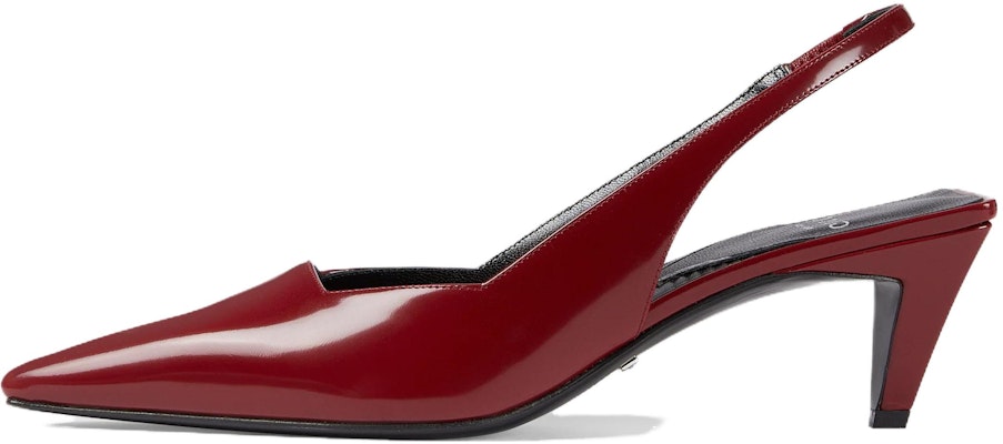 (Women) Gucci Leather Mule Pumps 'Deep Red' 764192-CLG30-6638 Buy (Women) Gucci Leather Mule Pumps 'Deep Red' 764192-CLG30-6638