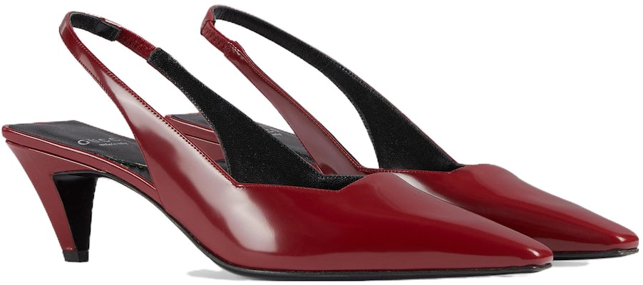 (Women) Gucci Leather Mule Pumps 'Deep Red' 764192-CLG30-6638 Order (Women) Gucci Leather Mule Pumps 'Deep Red' 764192-CLG30-6638
