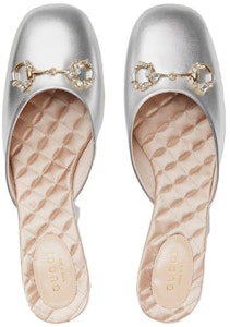 (W) 구찌 실버 레더 뮬 슬라이드 759778-B8B00-8106 Order (W) 구찌 실버 레더 뮬 슬라이드 759778-B8B00-8106