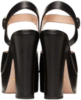 (W) 古驰黑色皮革露趾搭扣凉鞋 674776-BKO00-1000 Purchase (W) 古驰黑色皮革露趾搭扣凉鞋 674776-BKO00-1000