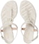 Lookbook (W) Gucci Leather Slide Terbuka Tapak Bertali 'Fesyen Putih' 739175-BKO00-9049