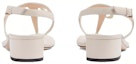 Shop (W) Gucci Leather Slide Terbuka Tapak Bertali 'Fesyen Putih' 739175-BKO00-9049