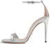 Buy (W) Sandal Hak Tinggi Terbuka Gucci Kulit 'Silver' 551213-B8B00-8106