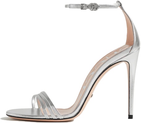 (W) Sandal Gucci Tumit Tinggi Kulit Terbuka 'Perak' 551213-B8B00-8106 Buy (W) Sandal Gucci Tumit Tinggi Kulit Terbuka 'Perak' 551213-B8B00-8106