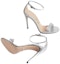 Details for (W) Sandal Gucci Tumit Tinggi Kulit Terbuka 'Perak' 551213-B8B00-8106