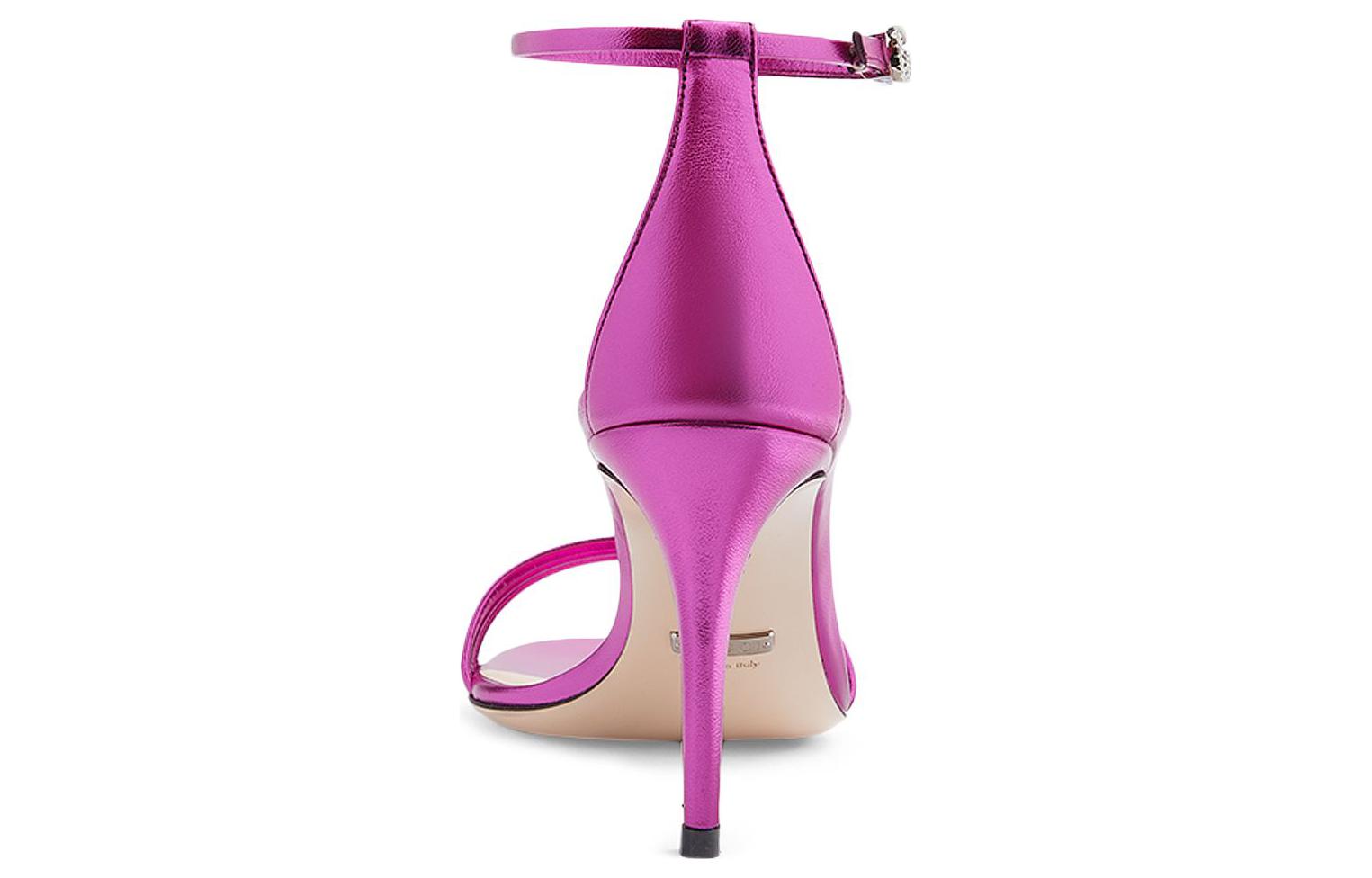Purchase (W) Sandali Aperti con Tacco Alto in Pelle Gucci ''Viola Rosso'' 551213-B8B00-5600