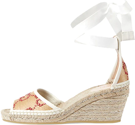 (W) Sandales à Lacets Gucci en Cuir à Bout Ouvert ''Beige'' 741416-FABVI-9550 Buy (W) Sandales à Lacets Gucci en Cuir à Bout Ouvert ''Beige'' 741416-FABVI-9550