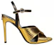 Order (W) Gucci Leren Open-Teen Sandalen ''Elegant Goud'' 626718-BJ8S0-8093