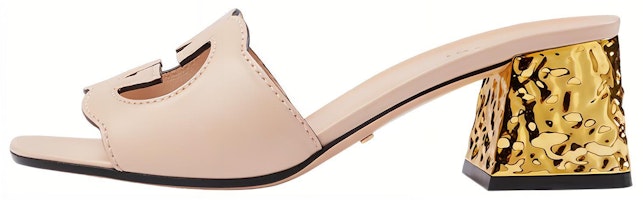 (Women) Gucci Leather Open-Toe Slide 'Pink' 694450-US000-6705 (Women) Gucci Leather Open-Toe Slide 'Pink' 694450-US000-6705