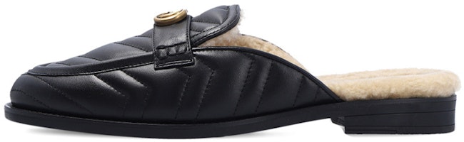(Women) Gucci Leather Open-Toe Slip-On Mules 'Black Fashion' 670400-0CGG0-1061 (Women) Gucci Leather Open-Toe Slip-On Mules 'Black Fashion' 670400-0CGG0-1061