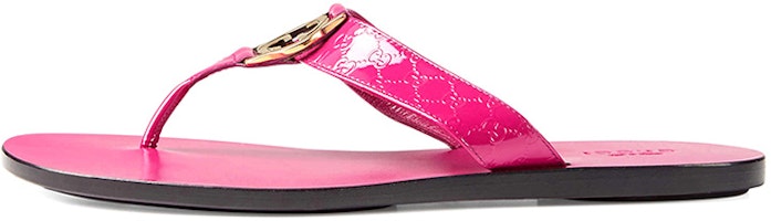 (Women) Gucci Leather Open-Toe Thong 'Fashion Slide Pink' 344938-BS740-5523 (Women) Gucci Leather Open-Toe Thong 'Fashion Slide Pink' 344938-BS740-5523