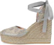 Buy (W) Gucci Leder Plateau Sandale ''Silber'' 623146-2AW20-1091