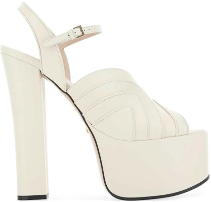 (W) Gucci Sandal Platform Kulit 'Putih' 699424-C9D00-9022 Order (W) Gucci Sandal Platform Kulit 'Putih' 699424-C9D00-9022
