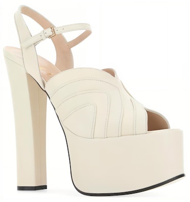 (Women) Gucci Leather Platform Slide 'White' 699424-C9D00-9022 Lookbook (Women) Gucci Leather Platform Slide 'White' 699424-C9D00-9022