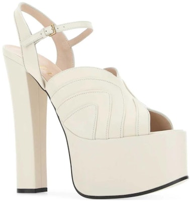 (W) Gucci Sandal Platform Kulit 'Putih' 699424-C9D00-9022 Lookbook (W) Gucci Sandal Platform Kulit 'Putih' 699424-C9D00-9022
