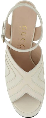 (W) Gucci Sandal Platform Kulit 'Putih' 699424-C9D00-9022 Shop (W) Gucci Sandal Platform Kulit 'Putih' 699424-C9D00-9022