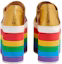 Purchase (Women) Gucci Leather Platform Sneaker 'Gold Stripe' 452312-B8BK0-8084