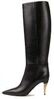 (Women) Gucci Leather Pointed-Toe High-Top Boots 'Black' 758293-AACG4-1000 (Women) Gucci Leather Pointed-Toe High-Top Boots 'Black' 758293-AACG4-1000