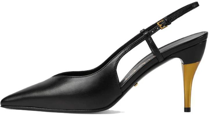 GUCCI古馳 皮革 尖頭配扣 細跟 高筒鞋 女款 黑色 Buy GUCCI古馳 皮革 尖頭配扣 細跟 高筒鞋 女款 黑色