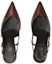 Shop (W) Gucci Scarpe Stiletto in Pelle con Punta e Fibbia ''Marrone Oro'' 762378-C9D00-2208