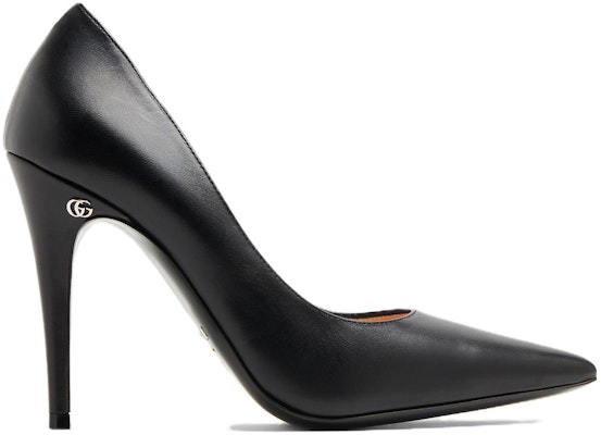 (Women) Gucci Leather Pointed Toe Slip-On Stiletto High Heels 'Black' 738682-C9D00-1000 Order (Women) Gucci Leather Pointed Toe Slip-On Stiletto High Heels 'Black' 738682-C9D00-1000