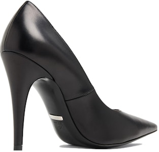 (W) 古驰黑色尖头高跟细跟皮革便鞋 738682-C9D00-1000 Lookbook (W) 古驰黑色尖头高跟细跟皮革便鞋 738682-C9D00-1000