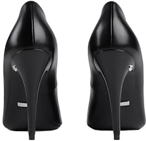 (W) グッチ レザー ポインテッドトゥ スティレット ヒール (黒) 738682-C9D00-1000 Details for (W) グッチ レザー ポインテッドトゥ スティレット ヒール (黒) 738682-C9D00-1000