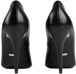 (W) 古驰黑色尖头高跟细跟皮革便鞋 738682-C9D00-1000 Details for (W) 古驰黑色尖头高跟细跟皮革便鞋 738682-C9D00-1000