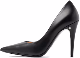 (Women) Gucci Leather Pointed Toe Slip-On Stiletto High Heels 'Black' 738682-C9D00-1000 (Women) Gucci Leather Pointed Toe Slip-On Stiletto High Heels 'Black' 738682-C9D00-1000