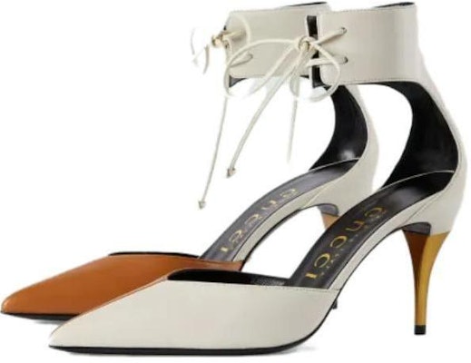 (W) Stiletto Gucci de Cuero con Punta Fina 'Beige' 721120-BKO60-9057 Order (W) Stiletto Gucci de Cuero con Punta Fina 'Beige' 721120-BKO60-9057