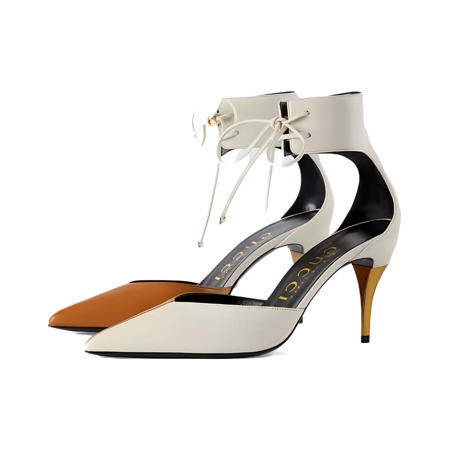 Lookbook (Women) Gucci Leather Pointed Toe Stiletto 'Beige' 721120-BKO60-9057