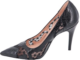 (Women) Gucci Leather Pointed Toe Stiletto 'Black' 738689-AABX8-1000 (Women) Gucci Leather Pointed Toe Stiletto 'Black' 738689-AABX8-1000