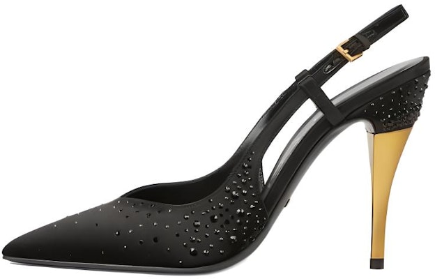 (Women) Gucci Leather Pointed Toe Stiletto 'Black' 762377-KND90-1000 Buy (Women) Gucci Leather Pointed Toe Stiletto 'Black' 762377-KND90-1000